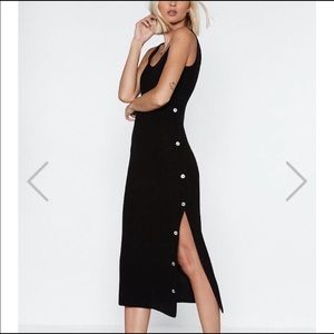 Nasty Gal Knit Right Midi Dress